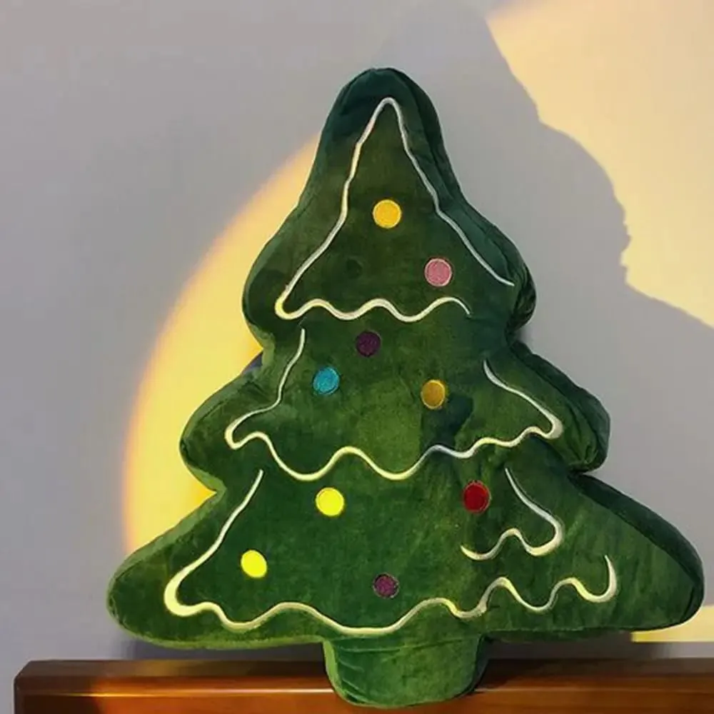 Soft Christmas Tree Sofa Cushion Comfortable Skin-friendly Christmas Day Decorative Pillow 3D Shaped Ornaments — image 8