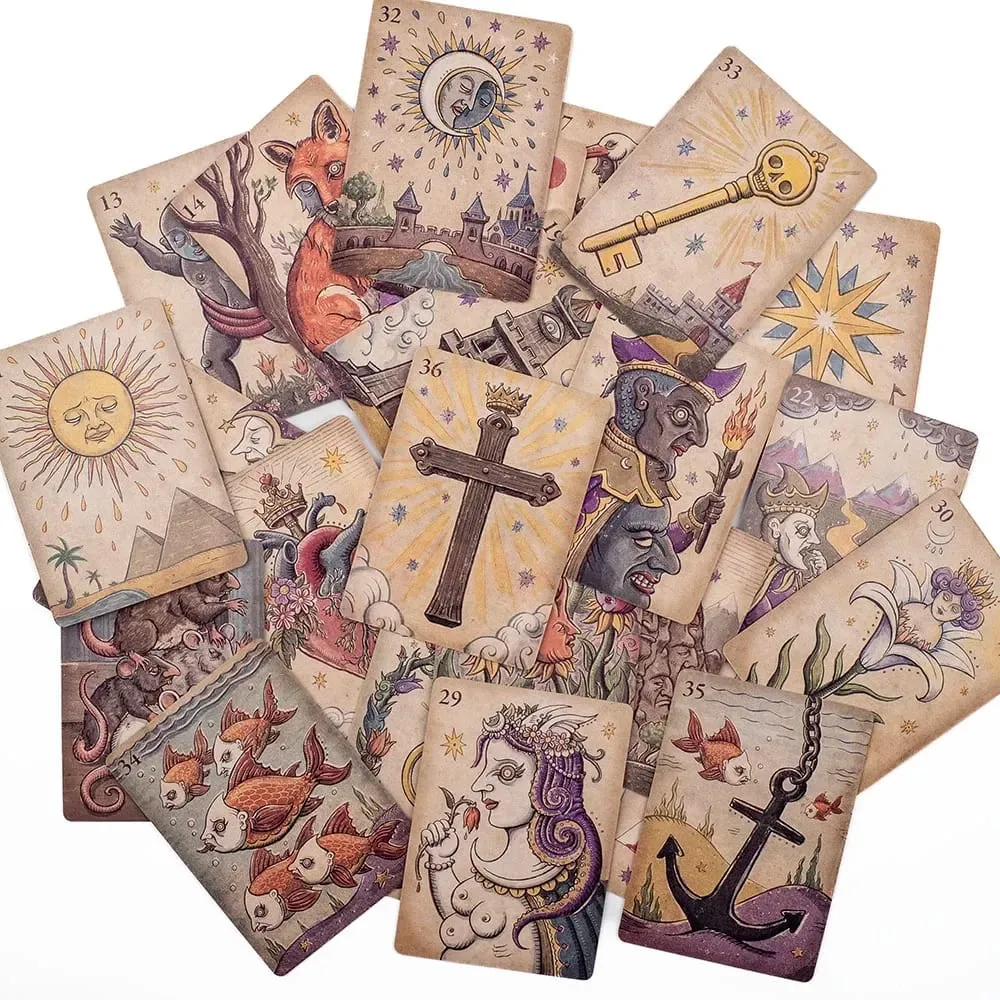 Lenormand Della Luna Tarot Deck 36 Cards Divination Oracle Cards for Fate Reading Party Game 10.2x7.3cm — image 6