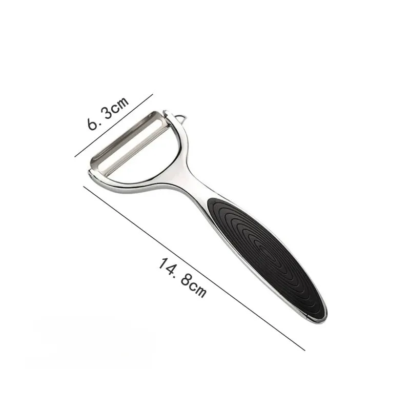 Éplucheur de légumes en acier inoxydable, éplucheur de pommes de terre, râpe à carottes multifonctionnelle, outils à fruits, accessoires de cuisine, barre Pelador gastronomique — image 4