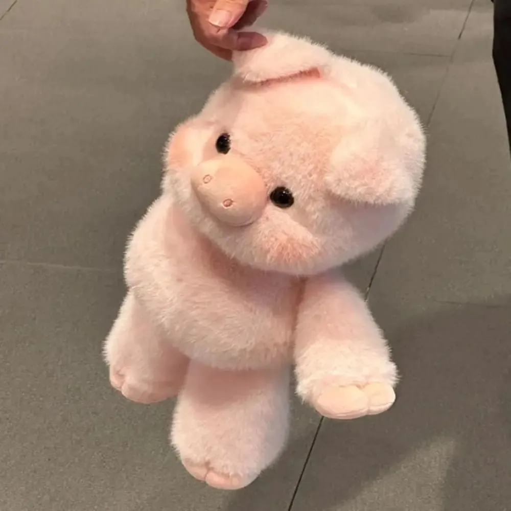Creative Gift Soft Pig Stuffed Animal Plush Pillow Cute Emotional Support Stuffed Animals Plush 17.7inch Plush Pillow