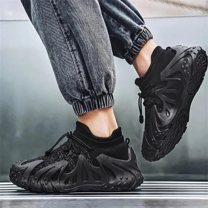 Men's mesh casual sneakers four seasons breathable light soft-sole anti-slip comfort walking shoes outdoor sports running shoes — image 7