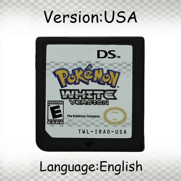 미국 EUR FRA ITA NOE AUS ESP NDS 게임 카트리지 포케몬 블랙 화이트 플래티넘 HeartGold SoulSilver for DS 2DS 3DS 콘솔 — image 28
