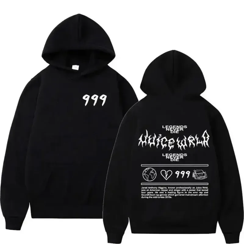 2026 Juice WRLD Men's Hooded Sweatshirt Autumn Fashion Hip Hoo Casual Pullover Unisex Street Style Loose Fit Warm Y2K Trend — image 8
