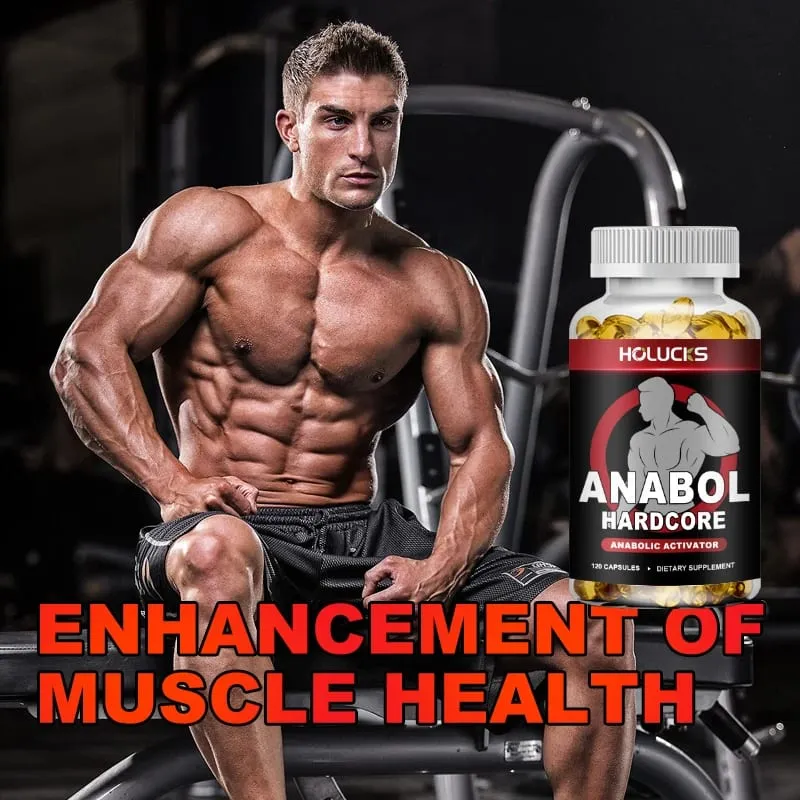Anabol Hardcore Anabolic Activator Capsules Support Muscle Building Strength Gains & Fat Shredding for Athletes — image 3