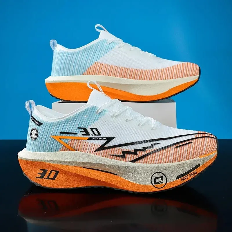 Carbon Plate Marathon Running Shoes Men Women Breathable Lightweight Shock Absorbing Non Slip Sports Athletic Sneakers New — image 11