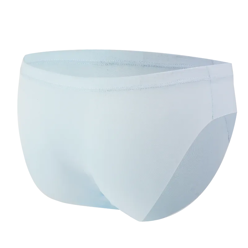 4pcs Men's Ice Silk Briefs Summer Transparent Seamless Sexy Quick-drying Trendy Breathable Underwear Ultra-thin Panties — image 13