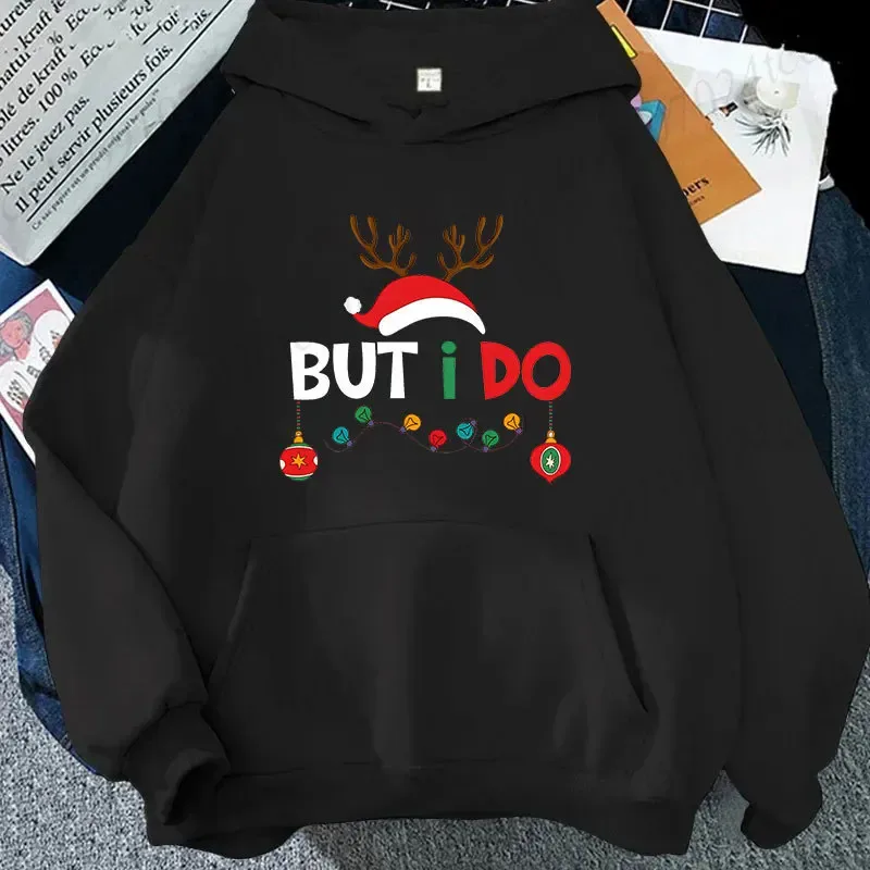 Couple Christmas Matching Hoodies Set I Don't Do Matching Christmas Outfits Print Sweatshirts Xmas Family Party Matching Tops — image 6
