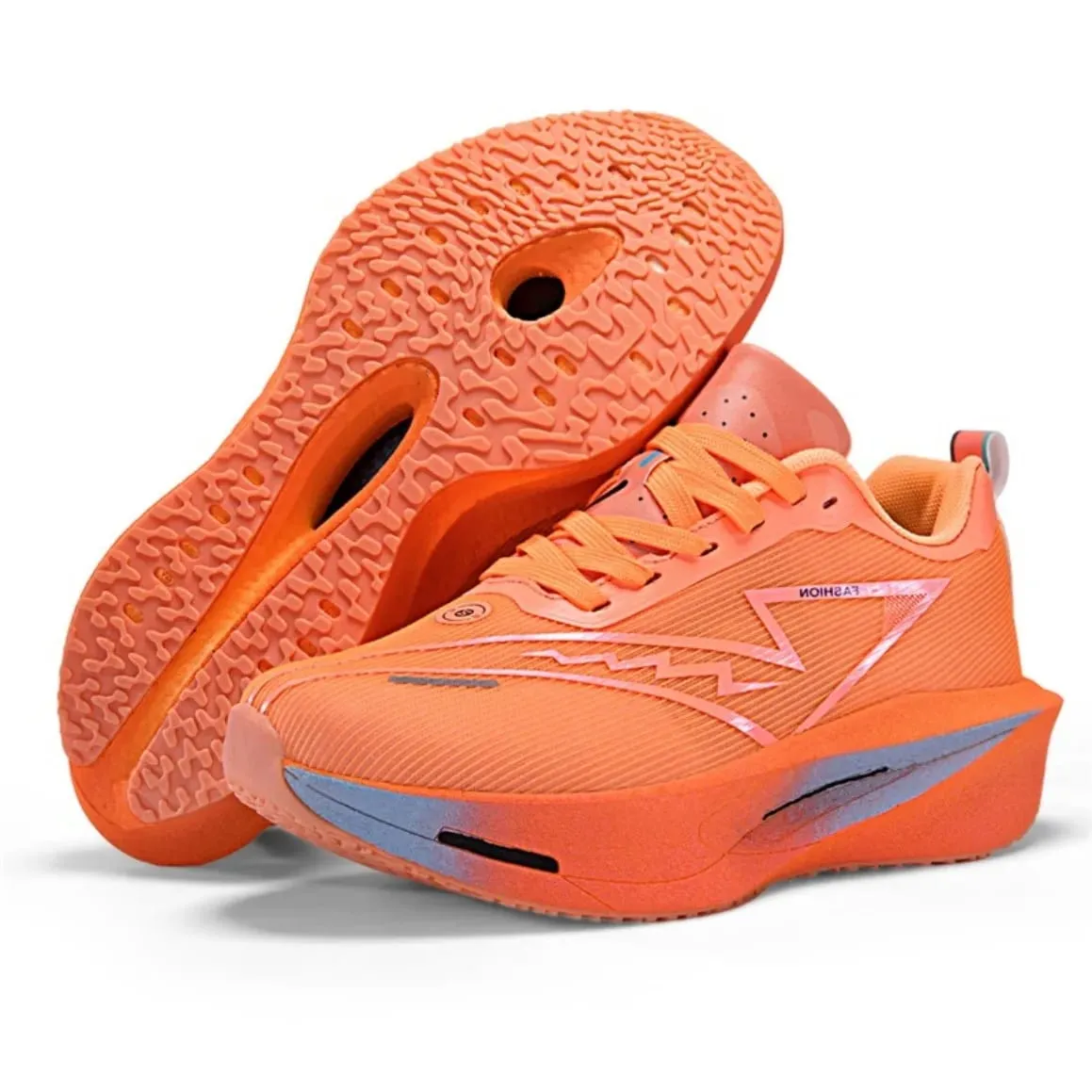Carbon Plate Running Shoes Men Women Marathon Sports Sneakers Breathable Lightweight Professional Athletic Shoes — image 4