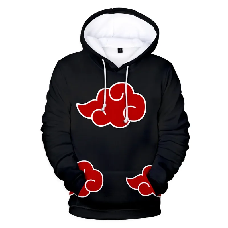 Bandai Naruto 3D Anime Hoodie – Men's Streetwear Cosplay Harajuku & Y2K Style – Trendy & Comfortable — image 4