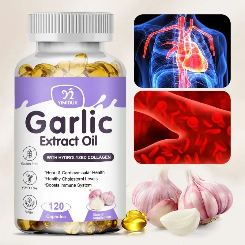 Beli 1 Percuma 1! Suplemen Minyak Ekstrak Bawang Putih Tulen untuk Penggalak Sistem Imun Kolesterol Kesihatan Jantung & Tekanan Darah — image 4