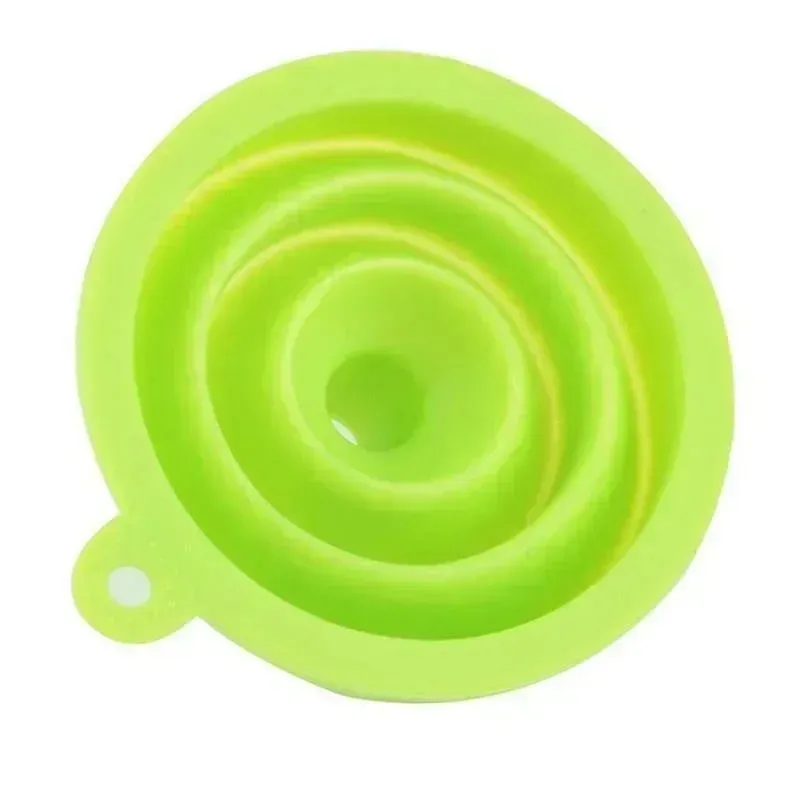 Kuchyňská pomůcka s mini silikonovým gelovým skládacím a skládacím násypkou — image 5