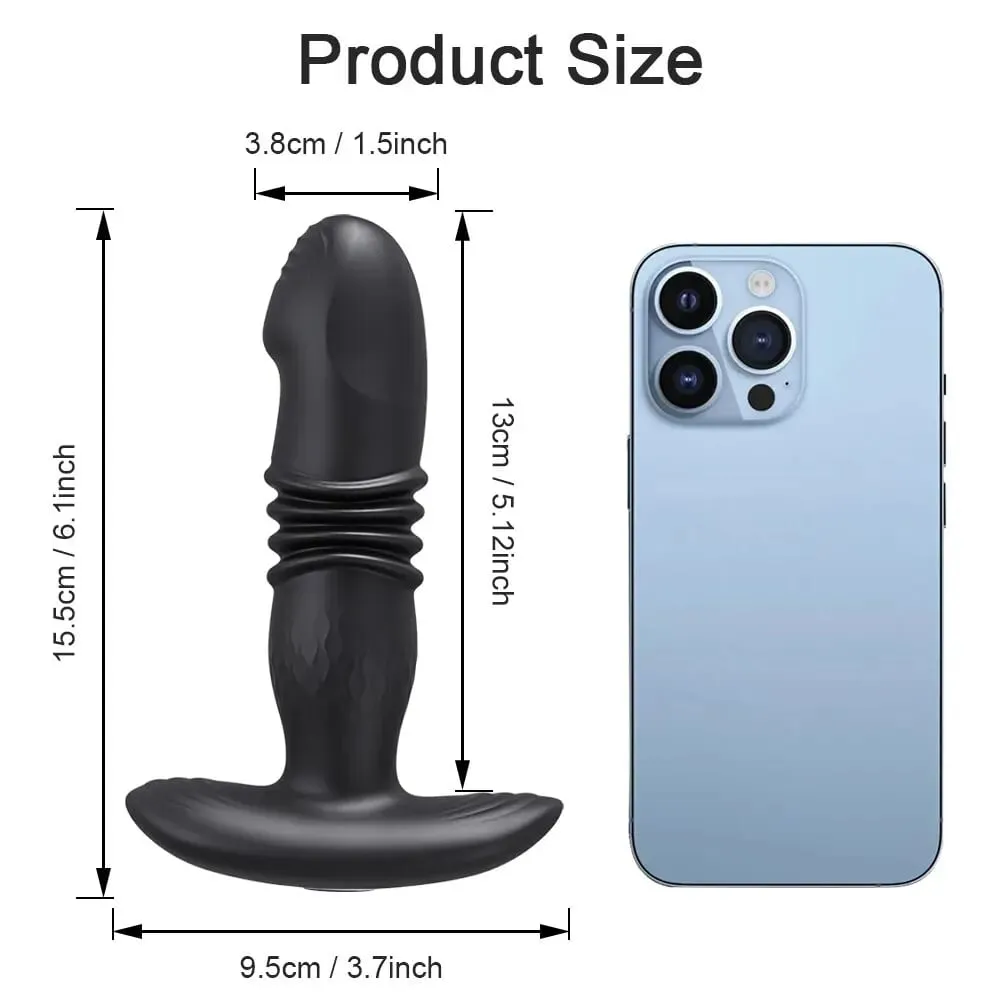 Telescópica vibratória butt plug anal app vibrador remoto sem fio brinquedos sexuais para mulheres bunda anal vibrador próstata massageador buttplug — image 5