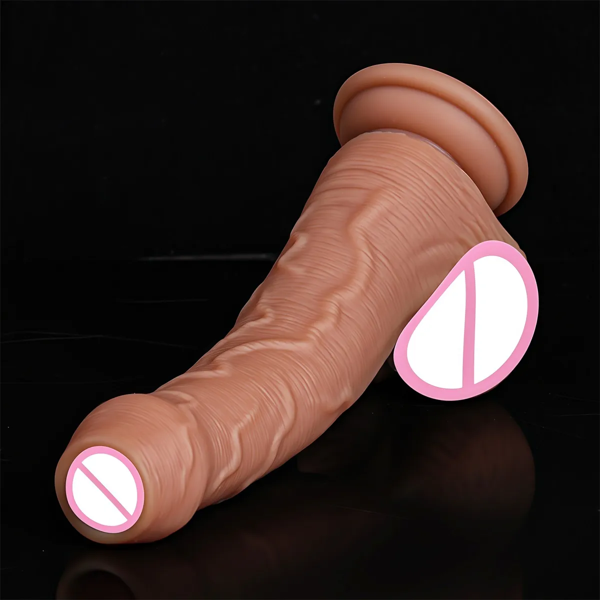 Murah Lembut Ayam Realistis Strapon Besar Dildo Kulit Merasa Penis Kecil Double Silicone Suction Cup Kontol Gay Anal Mainan Seks Pria wanita — image 6