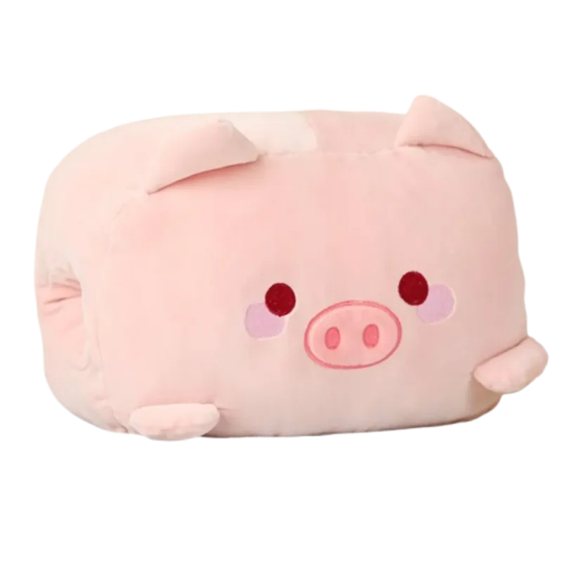 Criativo brinquedo de pelúcia mão mais quente travesseiro de pelúcia super macio manter quente escritório nap travesseiro animal dos desenhos animados brinquedo de pelúcia escritório