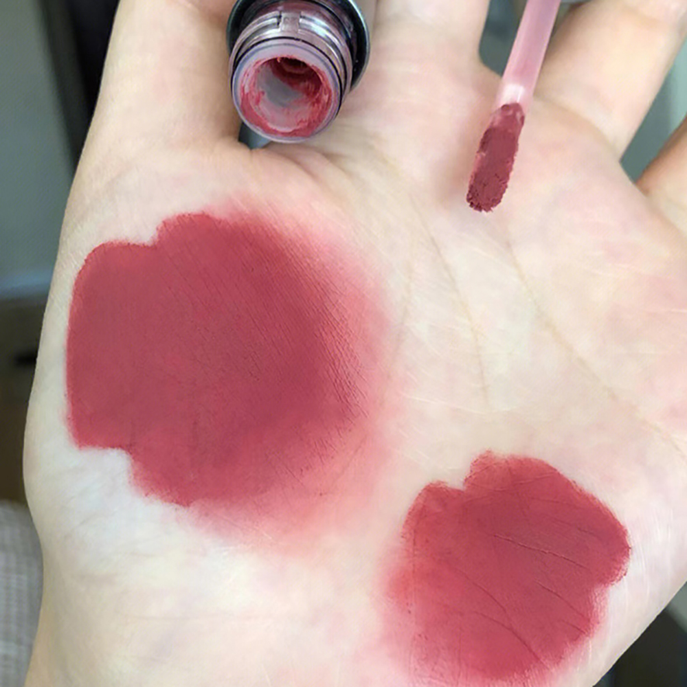 أحمر شفاه كابوفيني إسبرسو غير لامع أحمر شفاه مخملي مقاوم للماء يدوم طويلاً، ملمس ناعم ولامع لوضع المكياج، لون الشفاه — image 5