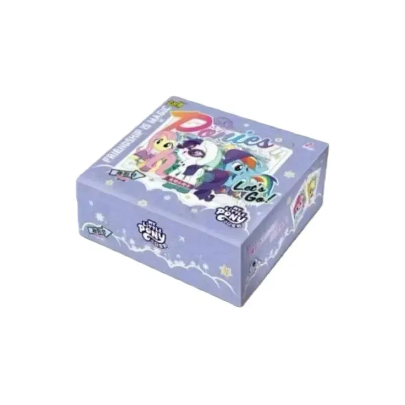 Autêntico novo my little pony série cartões colecionáveis amizade para sempre cartões brilhando lua 11 anime mercadoria presente — image 29