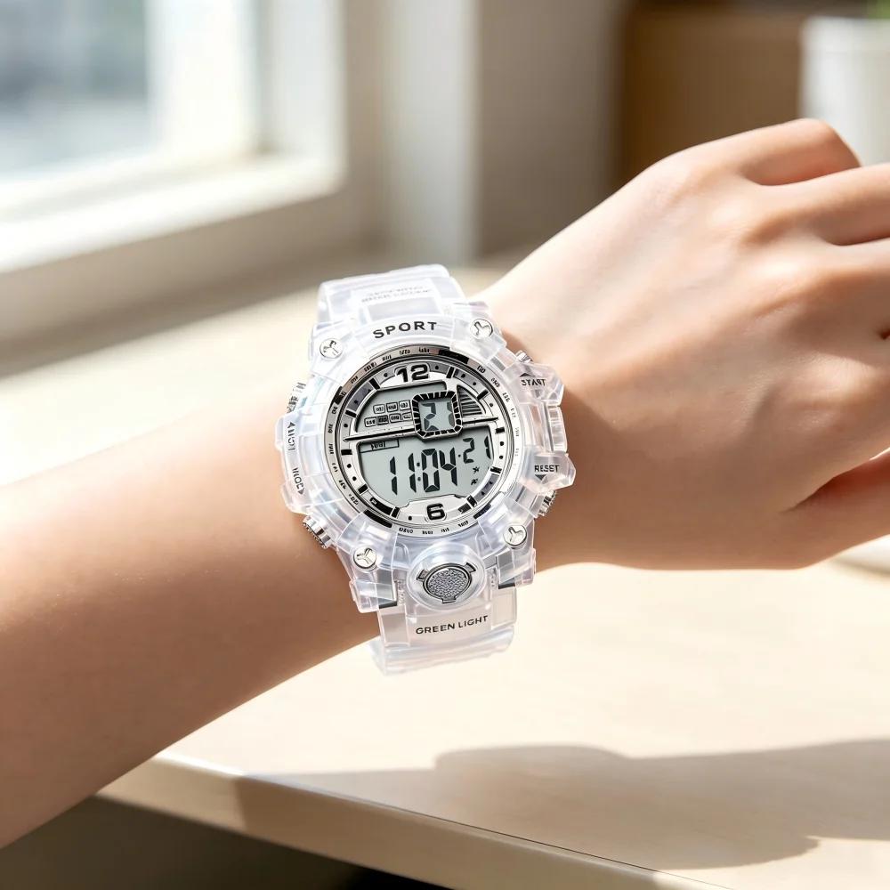Waterproof Men Sport Watch Men's LED Digital Watches Luminous For Man Student Date Army Military Clock Relogio Masculino — image 2