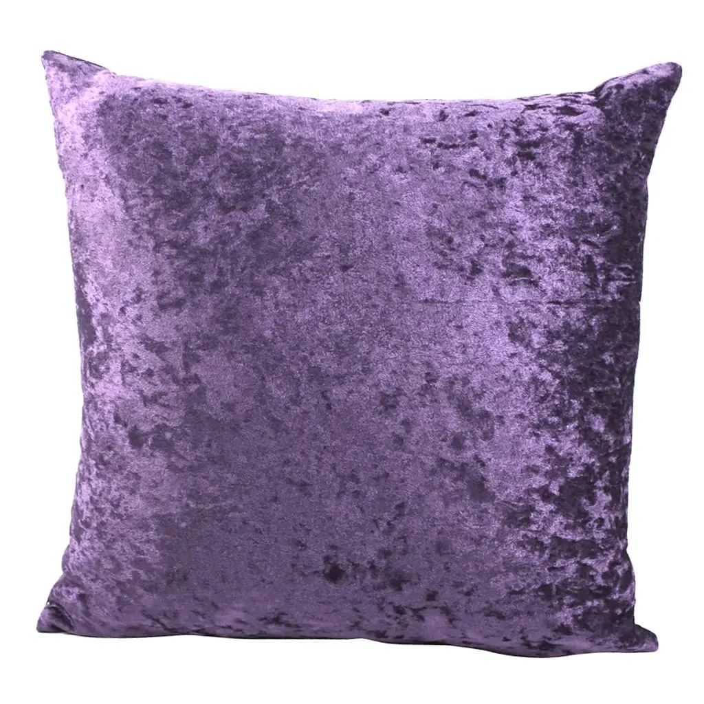 Plush Velvet Throw Pillow Cover Invisible Zipper Soft Cushion Case for Couch or Bed Decorative Pillows