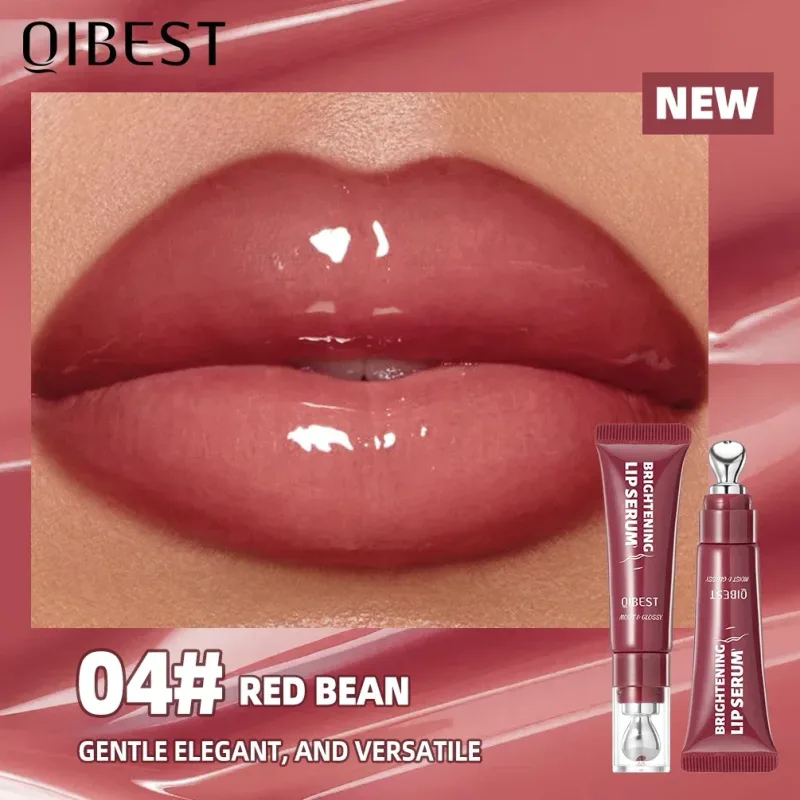 4 Colors Mirror Pearl Fine Shimmering Hydrating Pipe Lip Gloss Moisturizing Crystal Gloss Lip Glaze Layering Lip Makeup