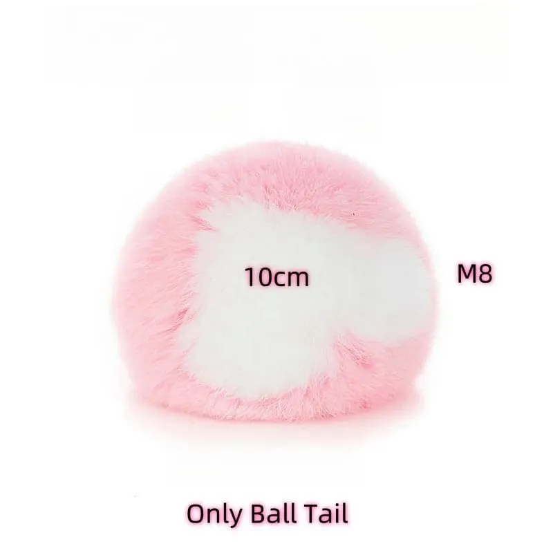 Small Silicone Butt Plug Dildo Vaginal Plug with Detachable Fake Soft Fox Rabbit Tail for Couple Anal Bead Dilator Sex Toys — image 16