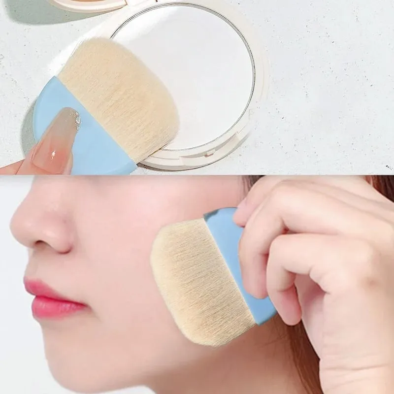 Juego de Mini brochas de maquillaje, 6 uds. Con caja, base en polvo cosmética portátil, colorete, mezcla, corrector, herramienta de maquillaje
