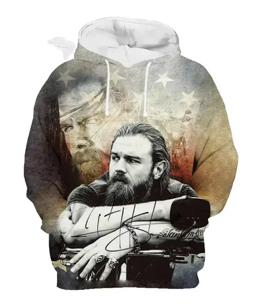 Hot Sale Men's 3D Print Hoodies Sweatshirts Sons of Anarchy Street Style Unisex Loose Casual Pullover Y2K Tracksuit Autumn — image 17