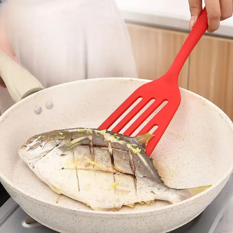 Uovo Pesce Padella Spatola Paletta Pala fritta Palette in silicone Utensili da cucina Utensili da cucina Accessori da cucina Gadget