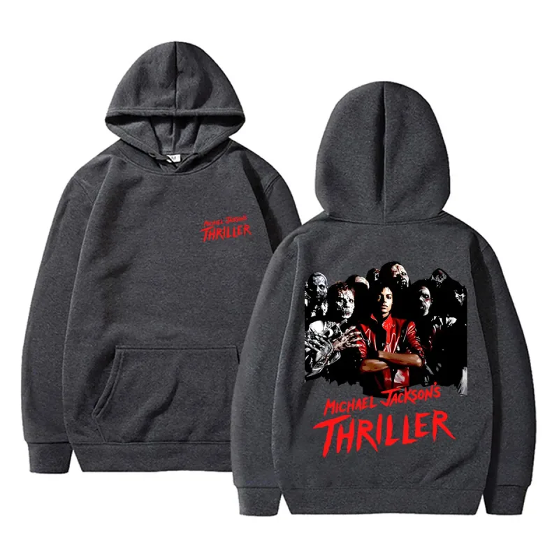 2026 new Classic Vintage Michael Jackson Thriller Hoodie Men Women Retro Gothic Rock Horror Sweatshirts Men's Punk Streetwear — image 5