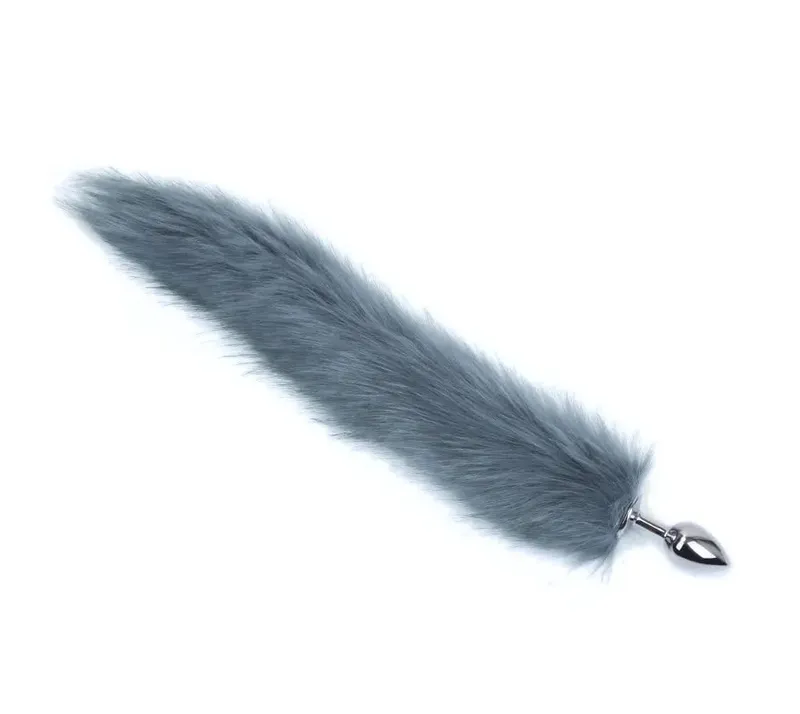 Rabbit Tail Fox Tail Metal Anal Plug Sex Toy adult Product for Woman Anal Plug Dog Tails Slave Cosplay Fetish Gear Accessories — image 13