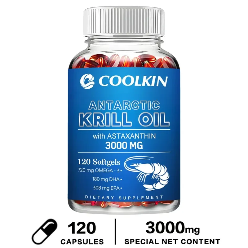 Antarctic Krill Oil 3000มก. - พร้อม Omega-3 EPA DHA Astaxanthin และ Phospholipids - ผลิตภัณฑ์เสริมอาหารอย่างยั่งยืน — image 9