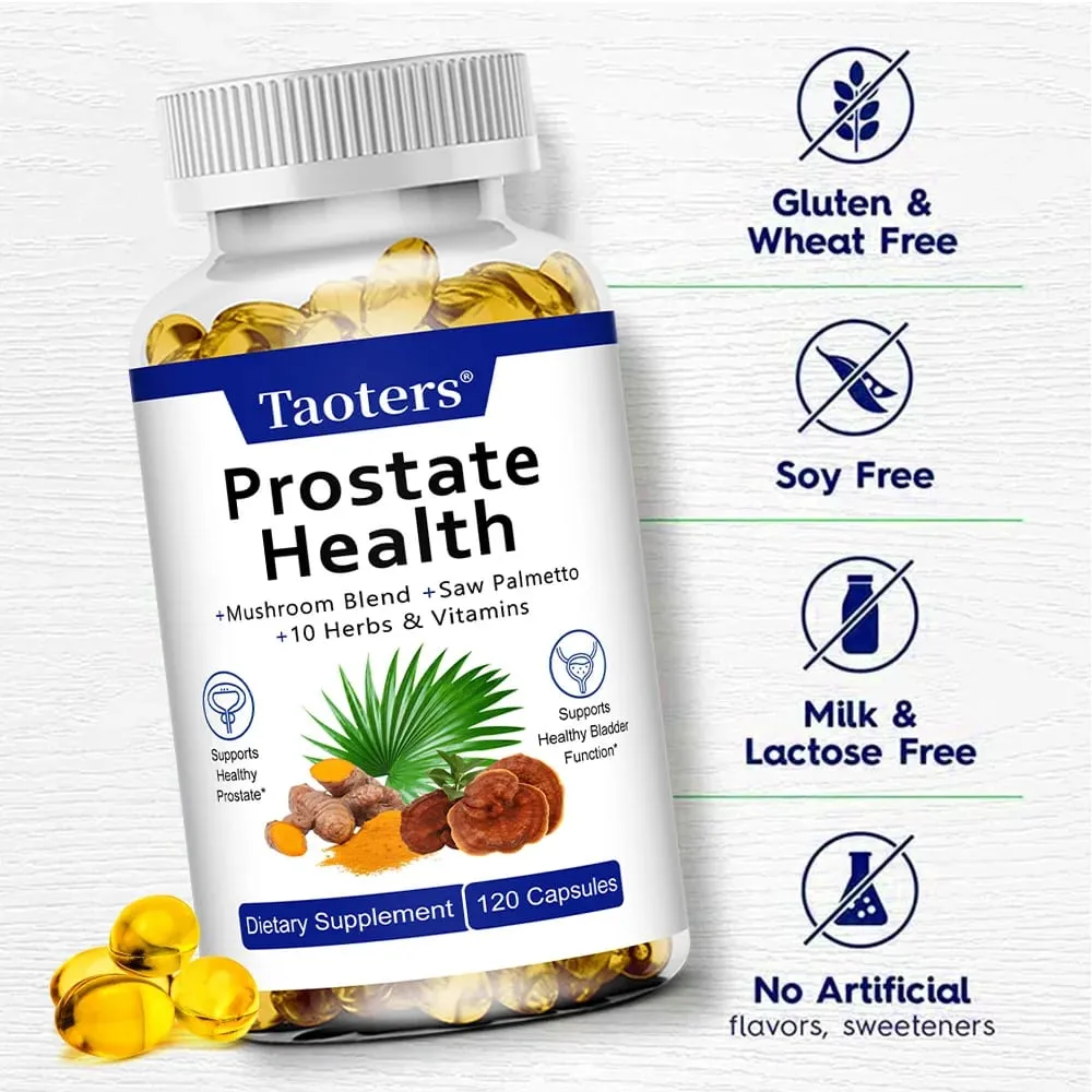 Saw Palmetto Capsules dengan Magnesium Citrate dan Zink Membantu Mengekalkan Kesihatan Saluran Kencing Lelaki dan Kesihatan Prostat