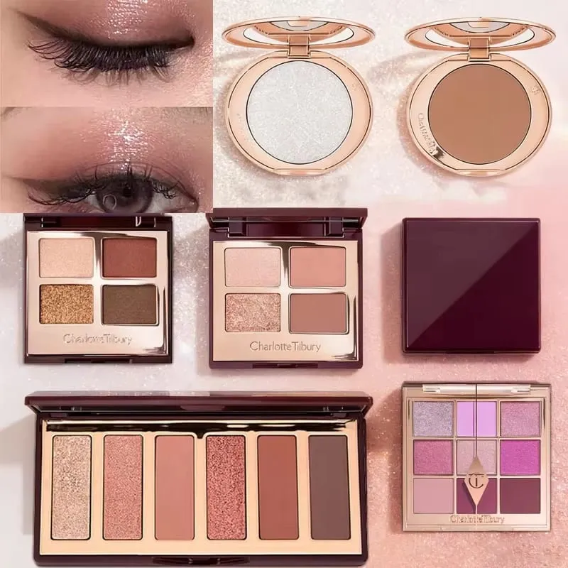 Роскошная палитра Charlotte Tilbury Pillow Talk Lidschatten Palette Nude Pink 4 в 1 Langanhaltend Matt Schimmernd Augen Makeup — image 6