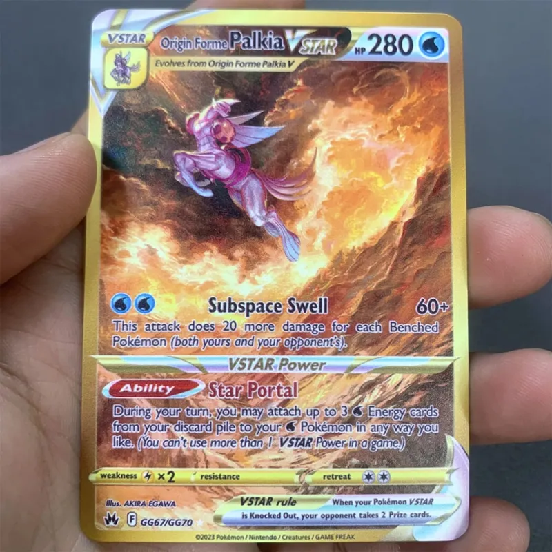 Kartu Pokemon Logam Inggris DIY Arceus Mewtwo Charizard Pikachu Besi Mengkilap Pokémon GX Vmax EX Hadiah Mainan Kartu Koleksi Anak-anak Permainan — image 24