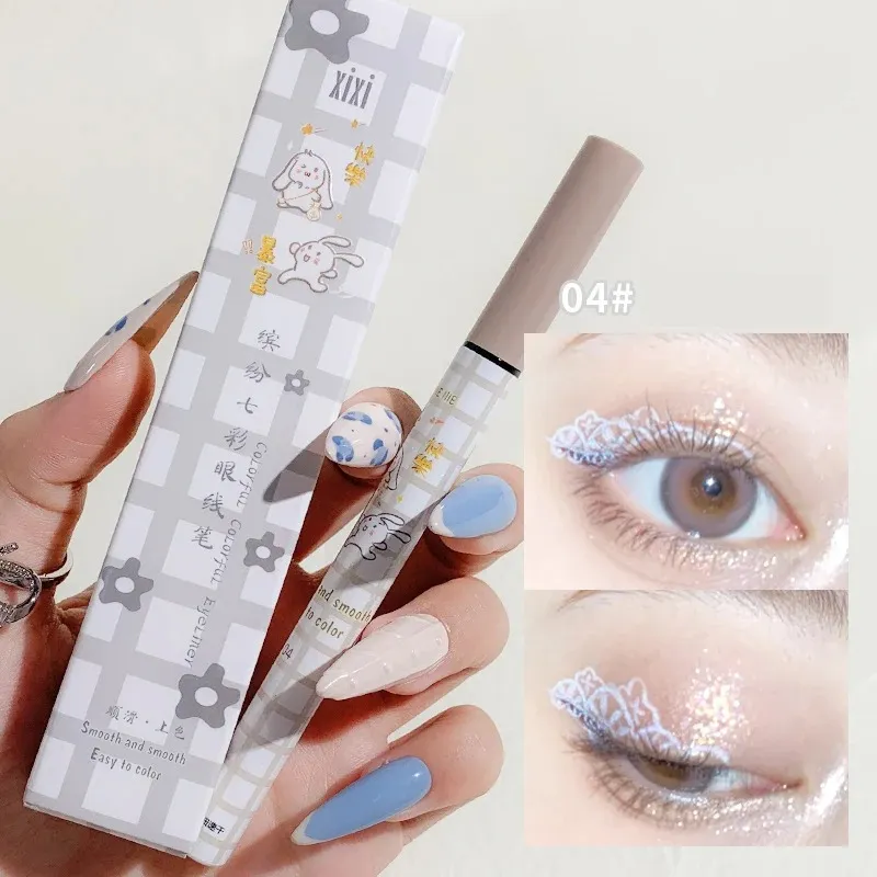 Crayon Eyeliner liquide coloré mat, imperméable, ne fleurit pas, stylo Eye-Liner liquide longue durée, maquillage pour les yeux, cosmétiques — image 5