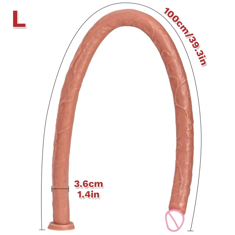Long Realistic Dildo Silicone Anal Plug Sex Toys For Woman Adult Sex Toys Suction Cup Big Butt plug Gay Lesbian Anus Dilator 18+