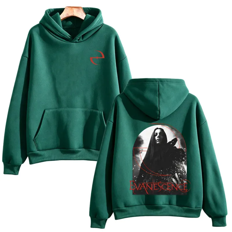 Sanctuary Logo Hoodie Evanescence Rock Band Pullovers Fashion Unisex High Street Sweatshirts Casual Long Sleeve Loose Streetwear — image 7