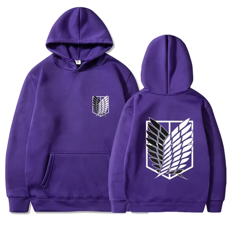 2026 Attack on Titan Men's Hoodie Anime Hoodies Men and Women Streetwear Pullover Harajuku Shingeki No Kyojin Hoodies Sweatshirt — image 15
