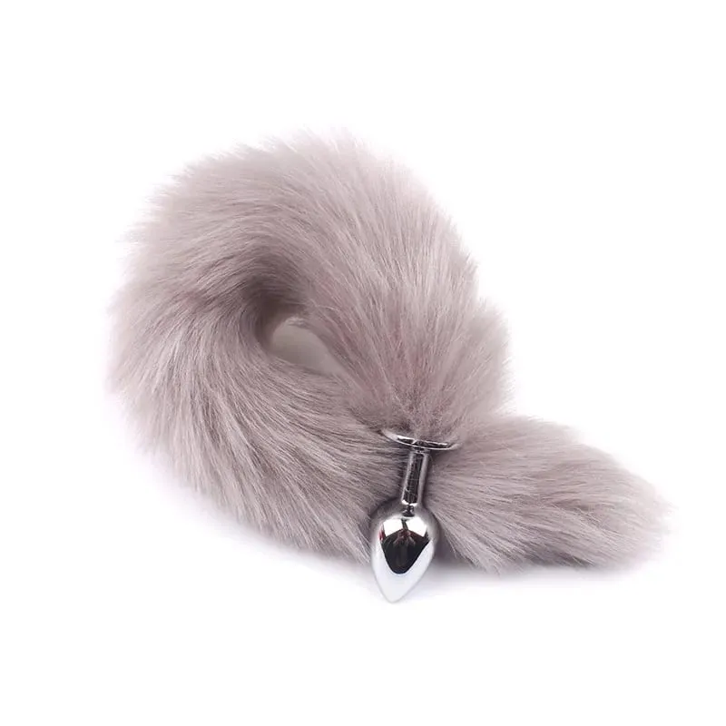 Cheap Anal Plug Metal Sexy Foxtail Anal Plug Role-play Sex Toy Male and Female Anal Plug Adult Game Couple Toys Sex Toys — image 9