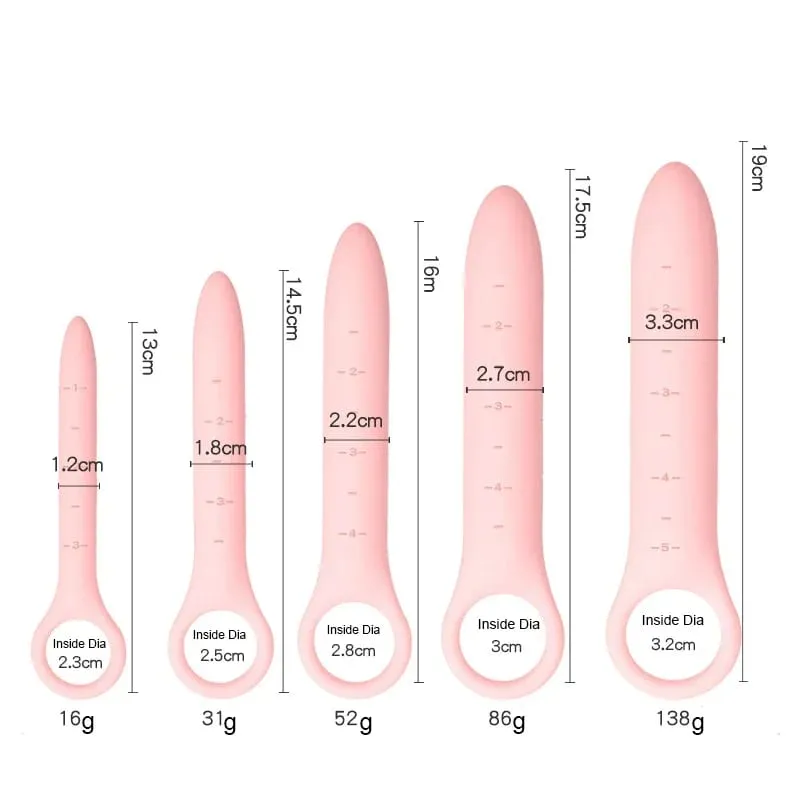 5pcs/set Soft Silicone Anal Plugs na may Scale Beginner Anal Stimulator Trainer Sex Play Toy sa Likod ng Babae Flirt Butt Plug — image 4