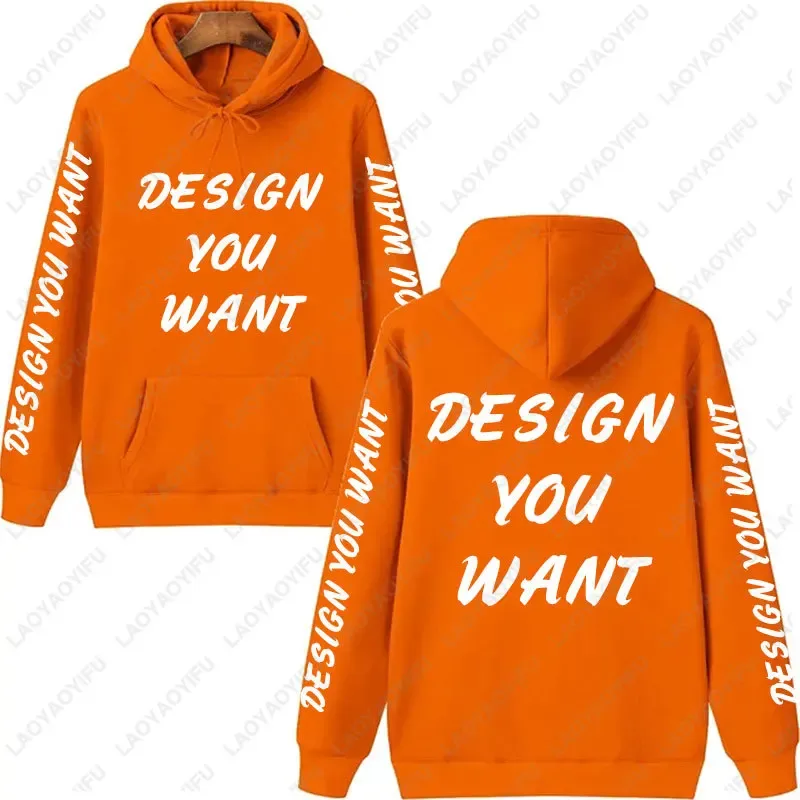 Foto Disesuaikan Hoodie Peribadi Pemanasan Musim Gugur dan Keselesaan Sweatshirt Uniseks Kasual Teks Dicetak Tersuai Fesyen Hoodie DIY
