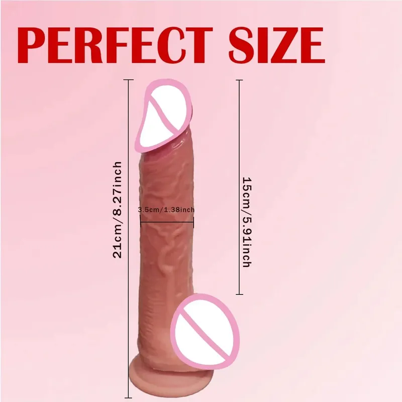 Ultra High Simulation Dildo Realistic Big Penis Flexible Suction Cup Dildos Anal Plug Adult Sex Toys For Women Masturbator Cock