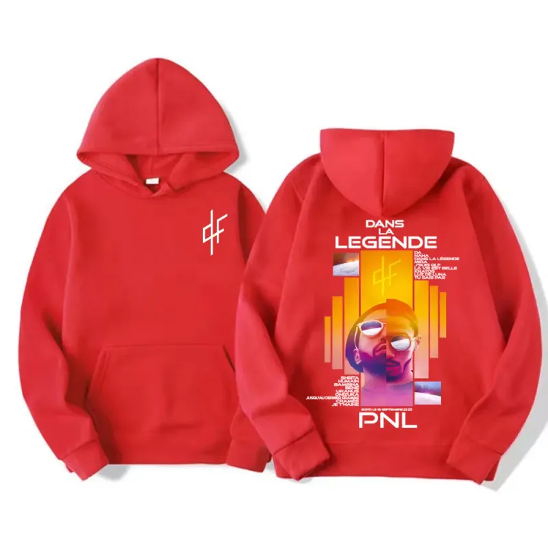 French Rapper Le Monde Chico PNL Album Cover Hoodies Men's Clothing High Quality Fleece Sweatshirts Fashion Hip Hop Retro Hoodie — image 7