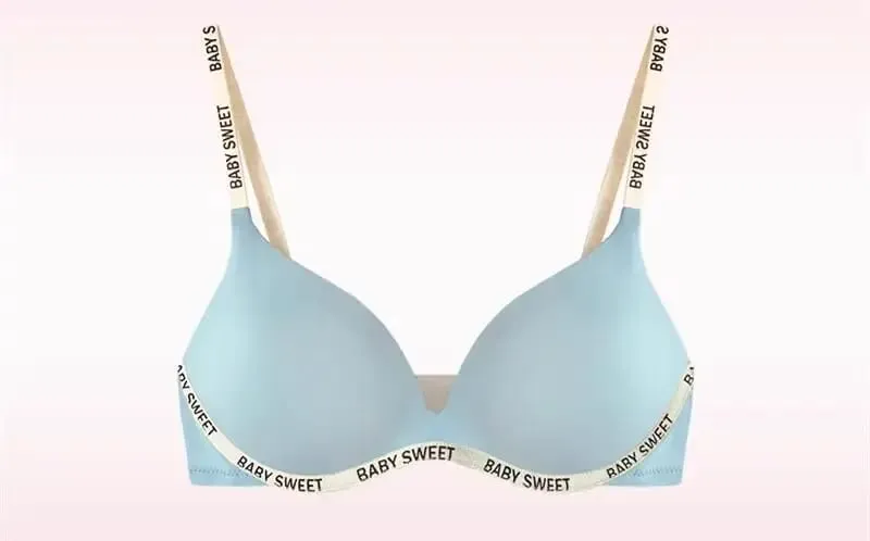 Nouvelle tendance Dopamine couleur sans couture ensemble de soutien-gorge Push Up petit soutiens-gorge sans fil confort beauté dos quotidien décontracté grande taille 32-38 — image 9