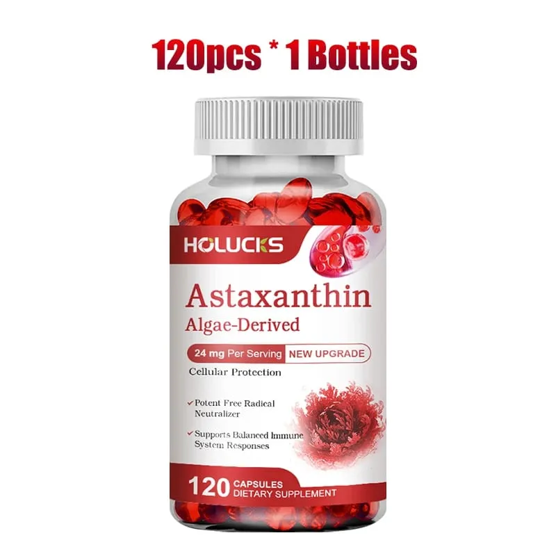 1 Alana 1 Bedava! Astaksantin 24mg Cilt ve Göz Sağlığı Takviyesi Yaşlanma Karşıtı ve UV Savunması Göz Yorgunluğunu Azaltır — image 8