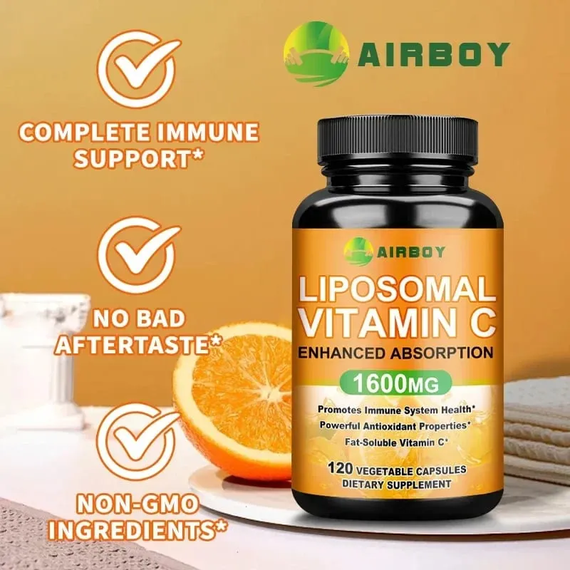 Liposomal Vitamin C - Immune Support Promotes Collagen Production Promote Fat dissolving Antioxidant — image 4