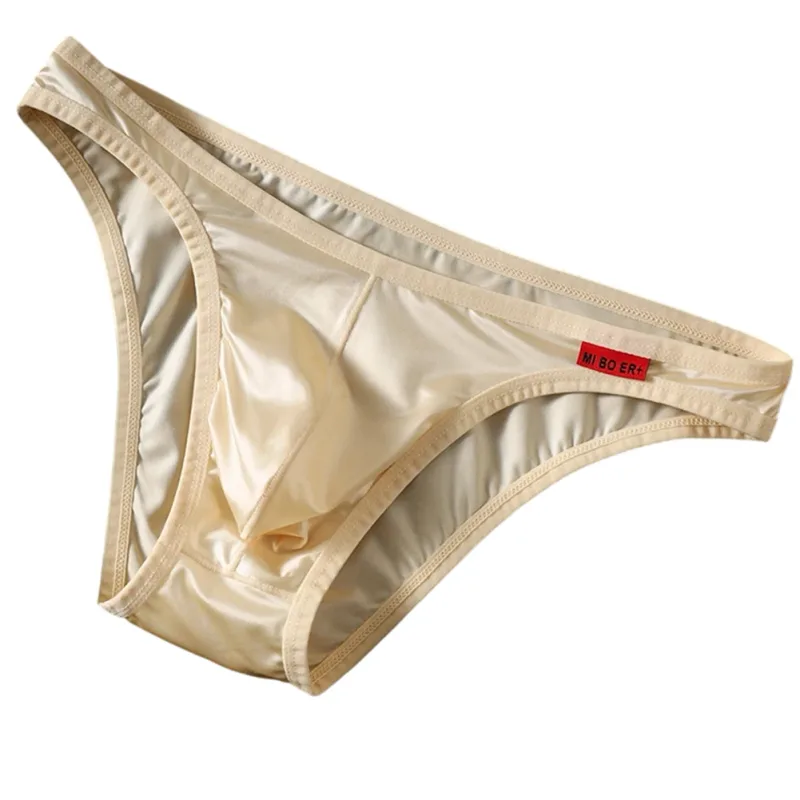 Lelaki Satin-seperti Bikini Ais Sutera Regangan Kantung Ringkas Pakaian Dalam Wanita Seluar Dalam Bernafas Seluar Dalam Lancar Seluar Dalam Tali Jepun