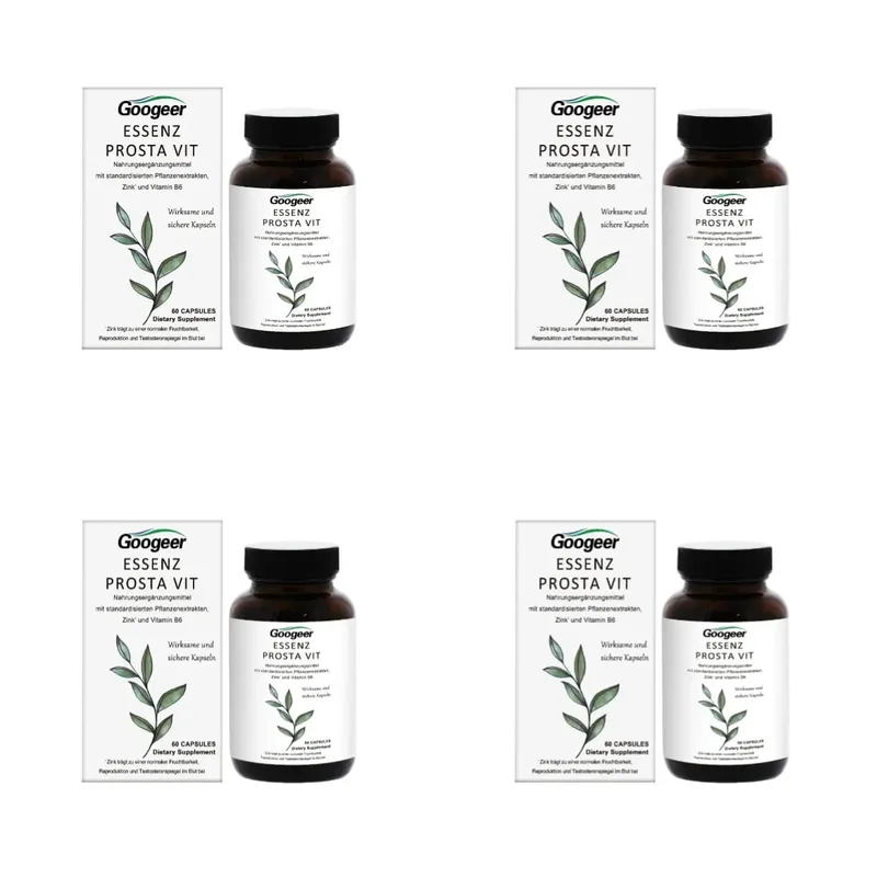 Googeer Prosta Vit Essenz Capsules with Saw Palmetto Zinc Vitamin B6 Supports Prostate Urinary Health Daily Comfort 60 Count — image 10