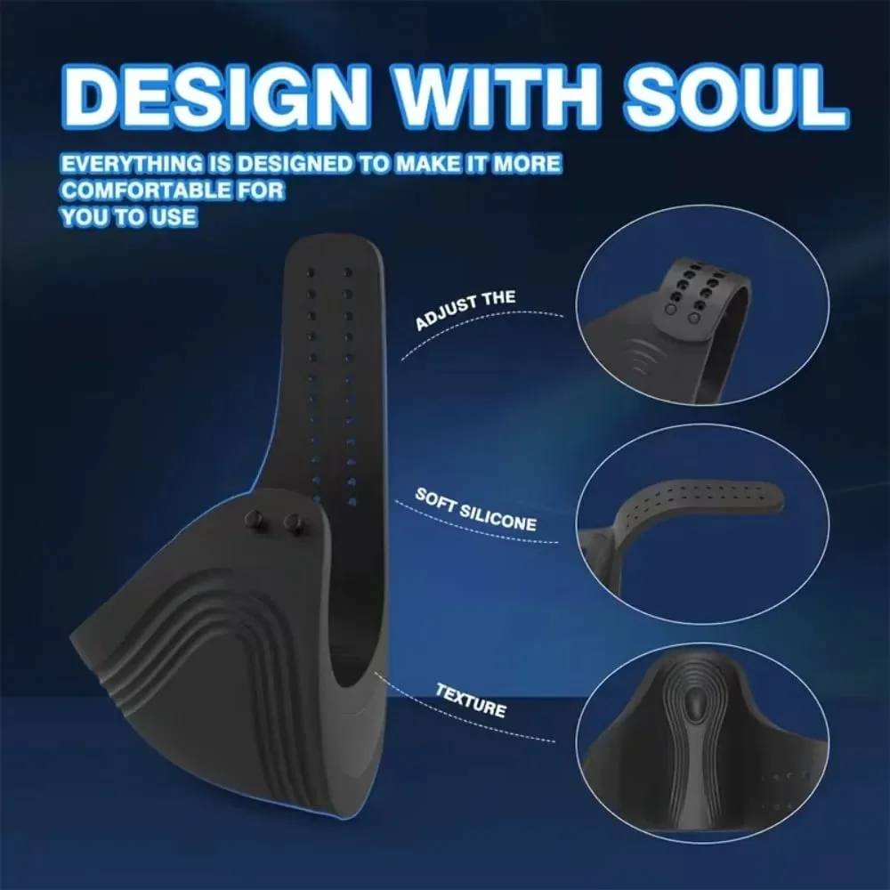 Male Glans Massager Pinching Penis Training Stimulator Vibrator for Ejaculation Delay Training Vibrator Adult Sex Toys for Men — image 2