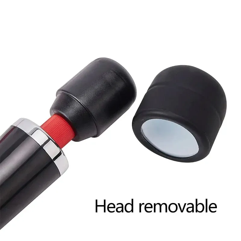 成人性玩具 AV 振動器強力魔棒 G 點刺激按摩器陰蒂振動器性玩具女性自慰黑狼新款 10 速魔棒按摩器大魔棒按摩棒 AV 振動器性感陰蒂女性性玩具歐元 — image 4