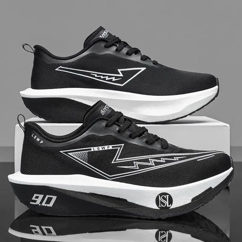 Marathon Athletic Running Shoes Carbon Board Men Sports Shoes Speciality Breathable Lightweight Women's Comfortable Gym Sneakers — image 2